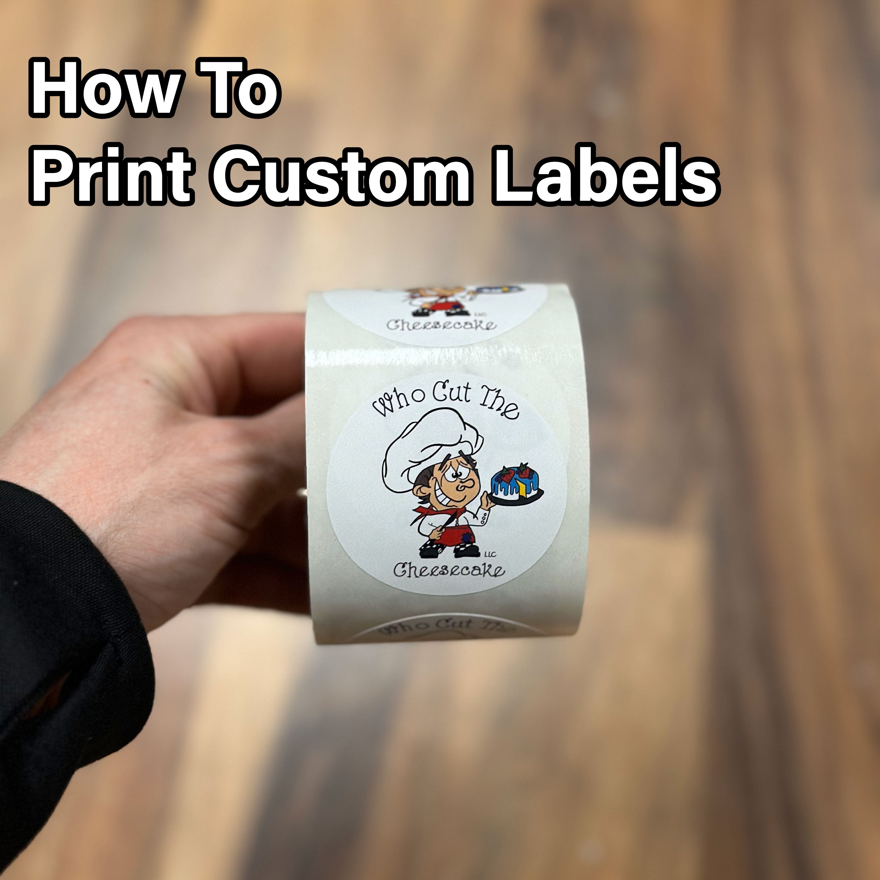 How To Print Custom Labels?