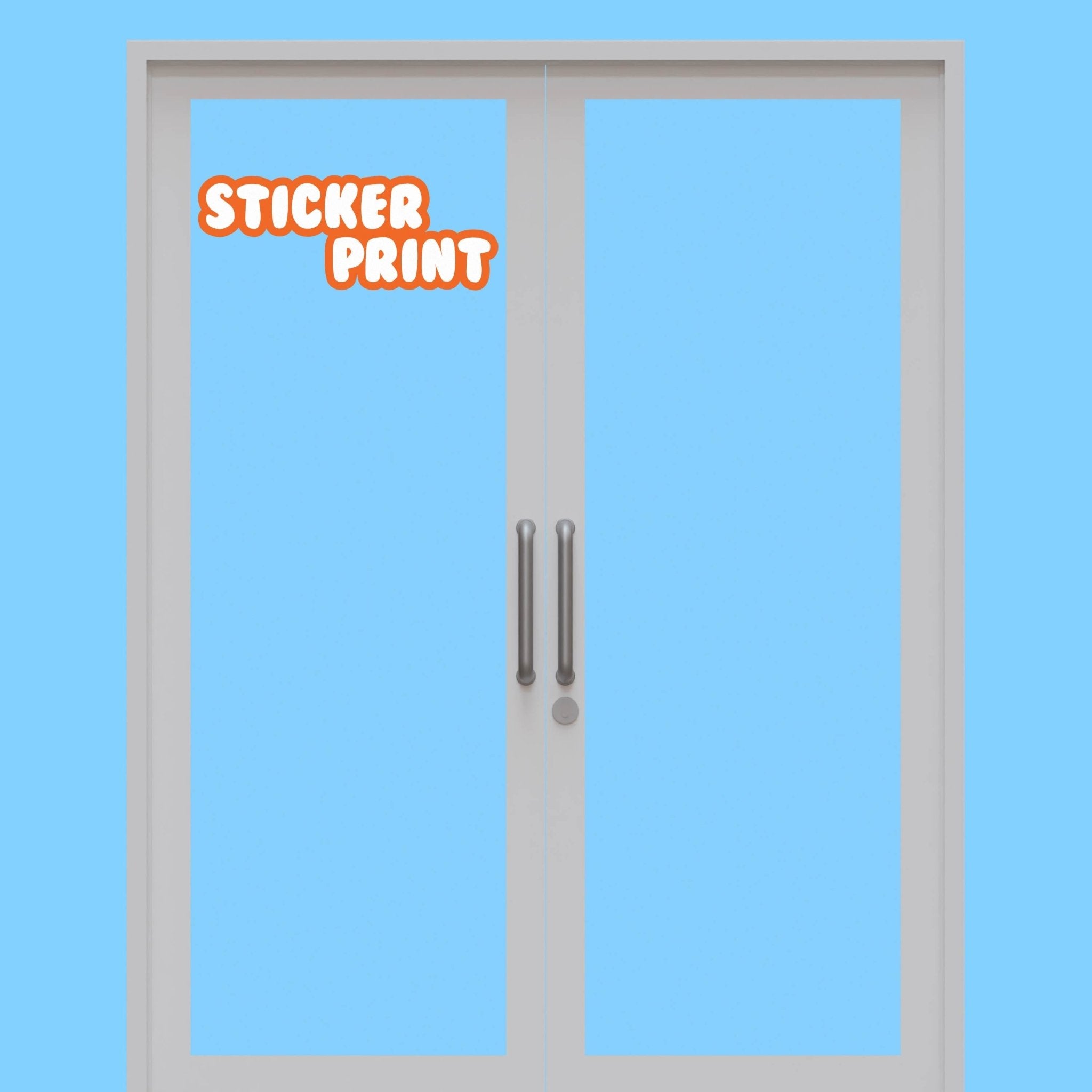 Sticky Side Window Stickers - Stickerprint